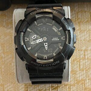 Casio G-Shock All-Black Watch | Brand New Battery | Durable & Iconic Design